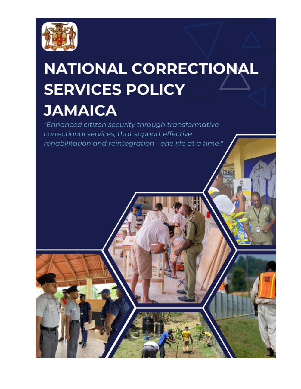 National Correctional Services Policy Jamaica — cover