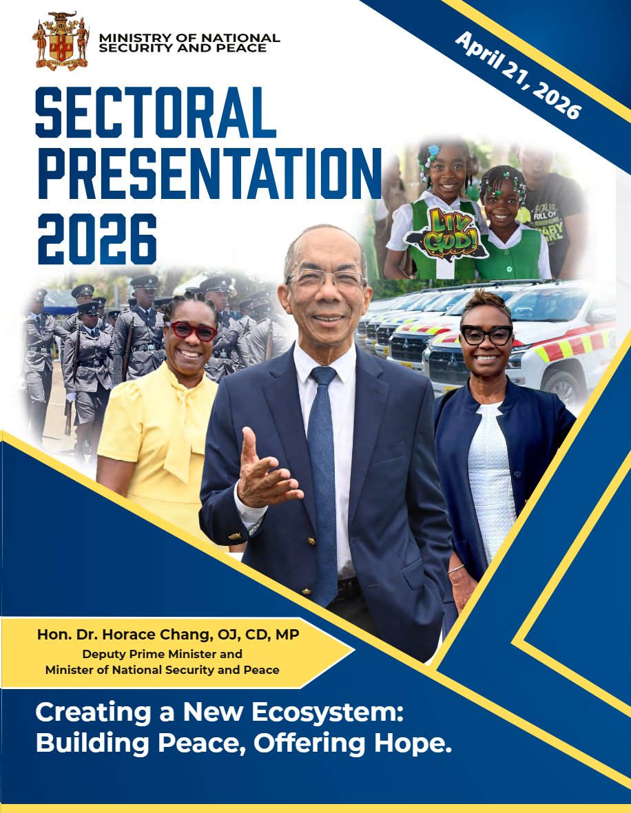 Front page of Sectoral Presentation - April 2026 (Creating a New Ecosystem: Building Peace, Offering Hope)